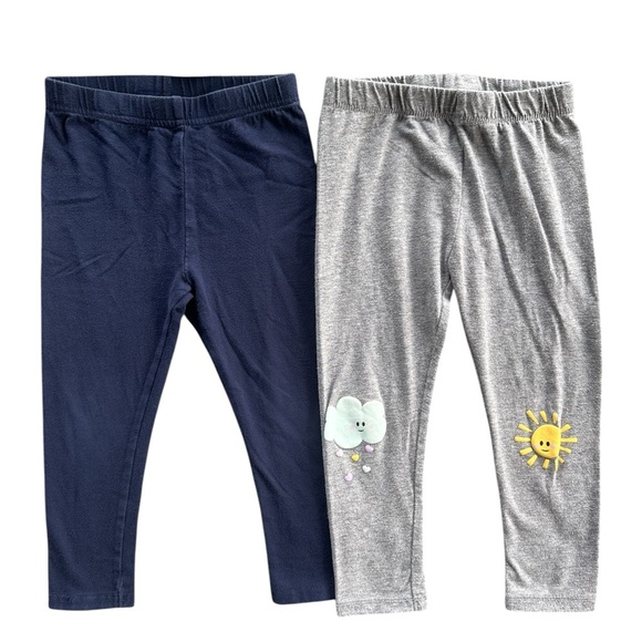 3T Girls Basic Cotton Leggings Bundle - Old Navy, Rocco, George, Joe Fresh - Picture 2 of 9